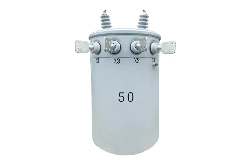 50kVA transformador montado pólo monofásico